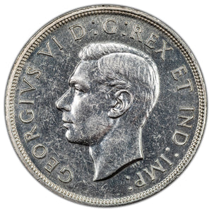 SOLD Canada 1947 ML Maple Leaf 2xHP $1 Silver Dollar Coin - AU