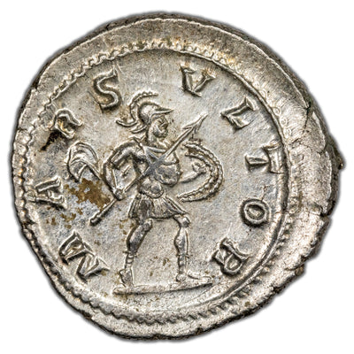 SOLD Ancient Rome AD 232 Severus Alexander AR Denarius Coin RIC #246 3.39g