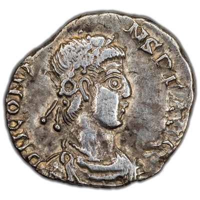 SOLD Ancient Rome AD 408-411 Constans II AR Siliqua Coin RIC #1540 1.56g