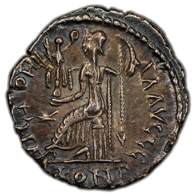 SOLD Ancient Rome AD 408-411 Constantine III AR Siliqua Coin RIC #1543 RSC #4g 1.68g