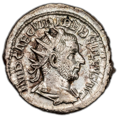 Ancient Rome AD 251-53 Trebonianus Gallus AR Antoninianus Coin RIC #42 3.53g 21mm
