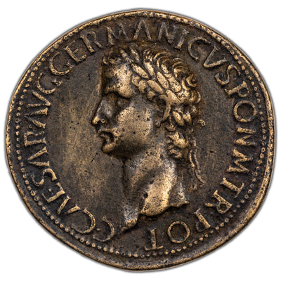 SOLD Ancient Rome Caligula Paduan AE Dupondius Coin Ric #33 Paduan Imitation After Cavino