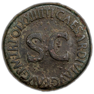 SOLD Ancient Rome 22-3 AD Livia AE Dupondius Coin RIC #47 14.4g 28mm