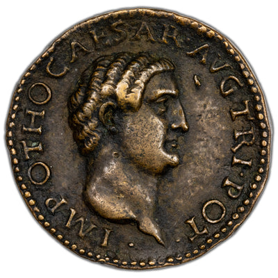 Ancient Rome Otho AE Sestertius Coin c.1500-1570 Paduan Medal Lawrence #23