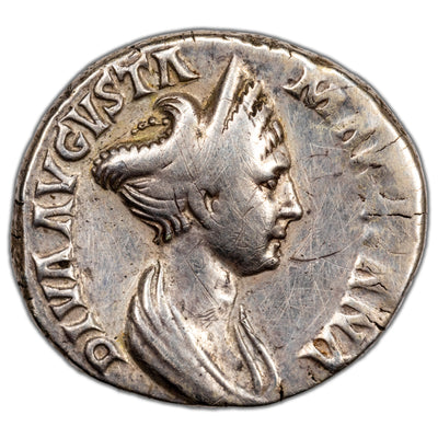 Ancient Rome AD 113 Marciana AR Denarius Coin RIC #745 3.10g 18.5mm