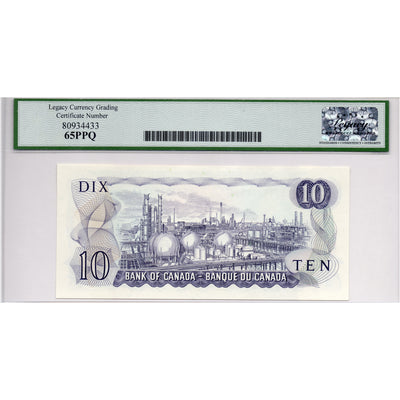 SOLD $10 1971 Bank of Canada Note EET Prefix 21 Known BC-49c-i - Legacy UNC-65 PPQ