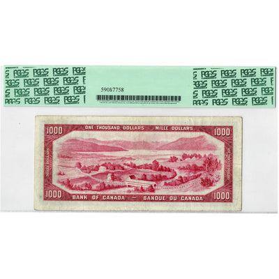 SOLD $1000 1954 Bank of Canada Devil Face Note BC-36 - PCGS VF-30
