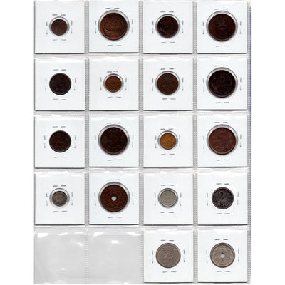 Lot of 20 Denmark Coins 1874-1950 - Catalogue $143 - 35% OFF!