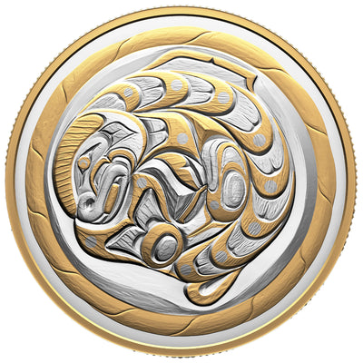 Canada 2024 $100 The Cycle of Life .9999 Fine Silver Coin