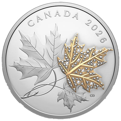 Canada 2026 $30 Precious Maple Leaves .9999 Fine Silver Coin