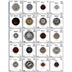 SOLD Lot of 20 World Coin Albania-Cuba - Catalogue $171 - 35% OFF!