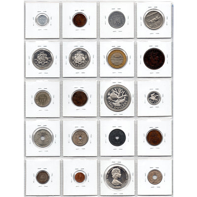 SOLD Lot of 20 World Coin Albania-Cuba - Catalogue $171 - 35% OFF!