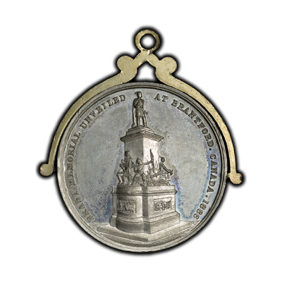 SOLD Canada 1886 Joseph Brant Medal Leroux 1130