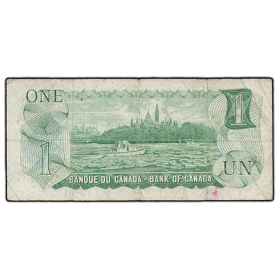SOLD $1 1973 Bank of Canada Note MX Prefix Solid Serial 3333333
