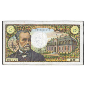 SOLD France 1966 5 Francs Note