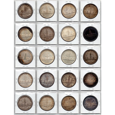 SOLD Lot of 20 Canada 1939 $1 Silver Dollar Coins - Parliament Building Commemorative