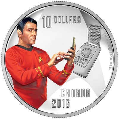 Canada 2016 $10 Star Trek Scotty .9999 Silver Proof Coin