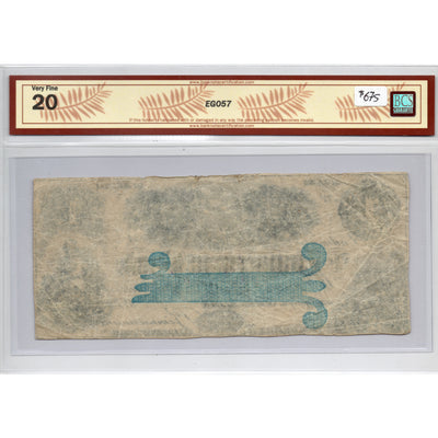 SOLD $1 1850's Zimmerman Bank Canada Chartered Note #815-12-08-02R - BCS VF-20