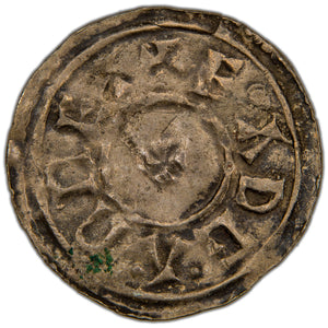 Anglo-Saxon c.959-975 Eadgar 1d One Penny Hammered Silver Coin SCBC #1129 1.32g