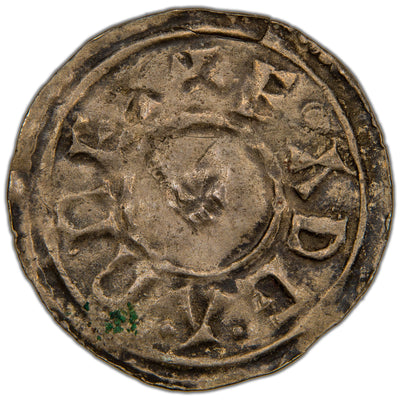 Anglo-Saxon c.959-975 Eadgar 1d One Penny Hammered Silver Coin SCBC #1129 1.32g