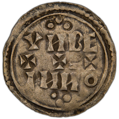 Anglo-Saxon c.959-975 Eadgar 1d One Penny Hammered Silver Coin SCBC #1129 1.32g