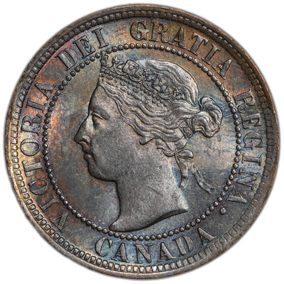 Canada 1899 1 Large Cent Coin - Choice Uncirculated