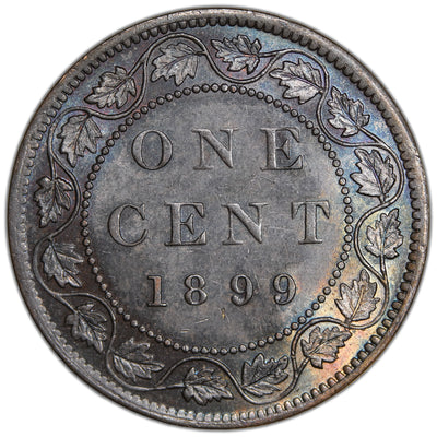 Canada 1899 1 Large Cent Coin - Choice Uncirculated