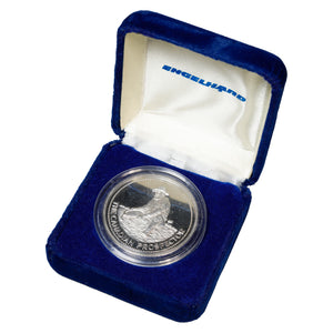 SOLD Engelhard The Canadian Prospector 1oz .999 Fine Silver Round Proof - Hairlined