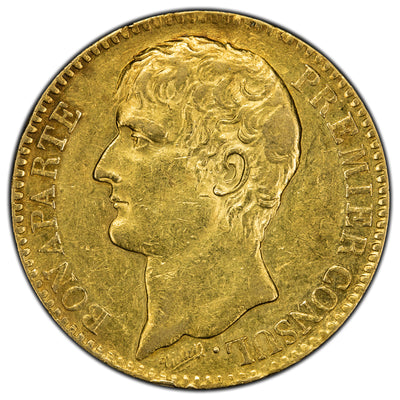 SOLD France L'an XI (1802/03) 40 Francs Gold Coin KM #652 - Napoleon Bonaparte