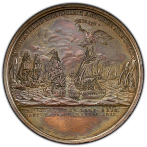 SOLD United States 1813-Dated Oliver H. Perry Battle of Lake Erie 59mm Medal