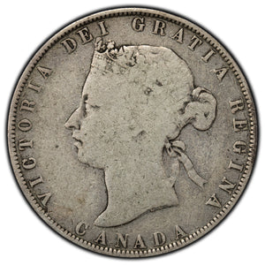 SOLD Canada 1872-H 50 Cents Half Dollar Silver Coin
