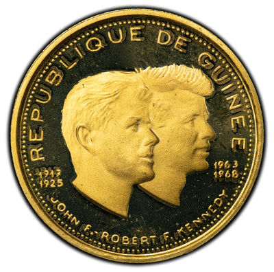 SOLD Guinea 1970 1000 Francs Gold Coin - Proof