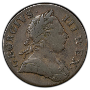 SOLD Great Britain 1771 1/2 Half Penny Coin