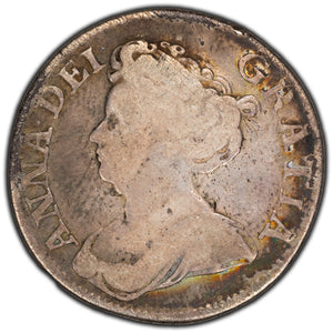 SOLD Great Britain 1711 One Shilling Silver Coin - Queen Anne