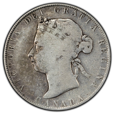 SOLD Canada 1898 50 Cents Half Dollar Silver Coin
