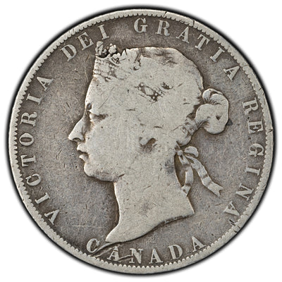 SOLD Canada 1871-H 50 Cents Half Dollar Silver Coin