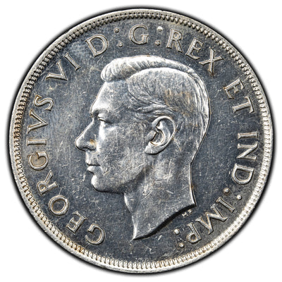 SOLD Canada 1945 $1 Silver Dollar Coin - Key Date - Cleaned