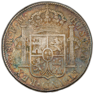 Mexico 1790 Mo FM 8 Reales Silver Coin