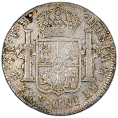 Mexico 1790 Mo FM 8 Reales Silver Coin