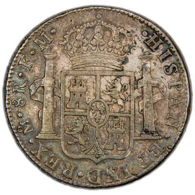 Mexico 1791 Mo FM 8 Reales Silver Coin