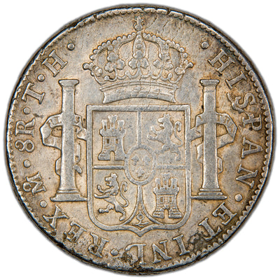 Mexico 1804 Mo TH 8 Reales Silver Coin