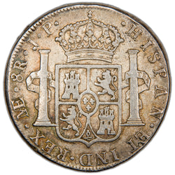 Peru 1807 Limae JP 8 Reales Silver Coin