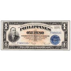 Philippines 1944 1 One Peso Note Victory Series No. 66 P #94 - EF