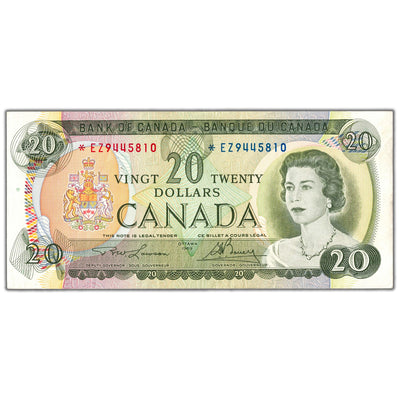 SOLD $20 1969 Bank of Canada Note *EZ Replacement Prefix BC-50bA - VF/EF