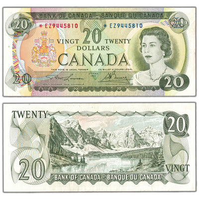 SOLD $20 1969 Bank of Canada Note *EZ Replacement Prefix BC-50bA - VF/EF