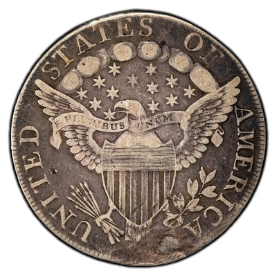 SOLD United States 1798 $1 Draped Bust Silver Dollar - Damaged / Plugged Hole