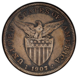 SOLD Philippines 1907-S Peso Silver Coin KM #172