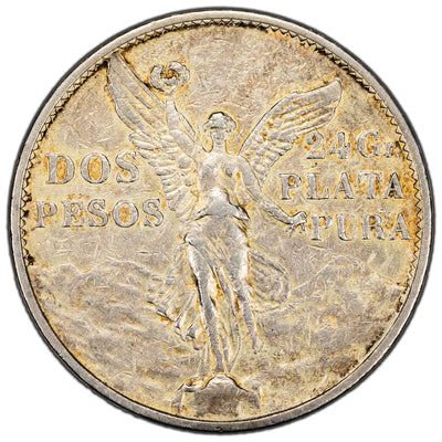 Mexico 1921 2 Two Pesos Silver Coin KM #462