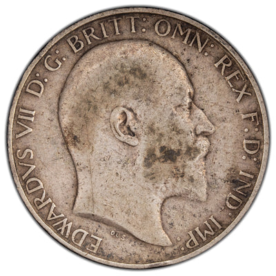 Great Britain 1909 Florin Silver Coin