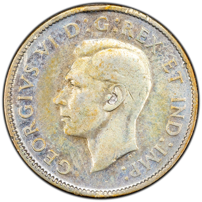 SOLD Canada 1947 Dot 25 Cents Quarter Silver Coin - Cleaned